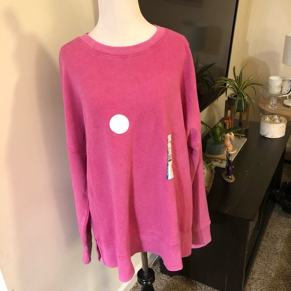 Time and Tru Tops - 🎉 5 for $20 sale Nwt woman’s plus size slouchy sleeves modern sweatshirt shirt